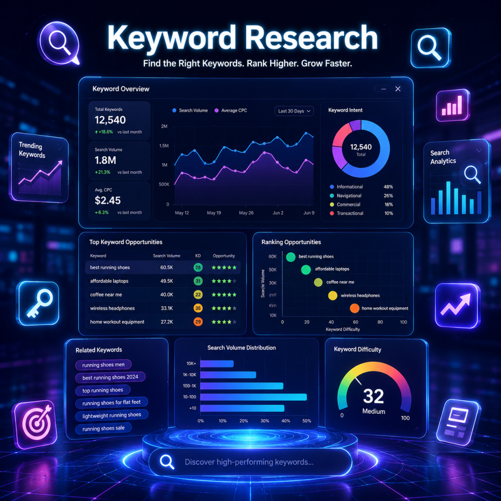 Keyword Research Services for SEO Growth & Rankings